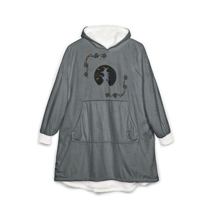 Rose Lattice Witch Hooded Blanket