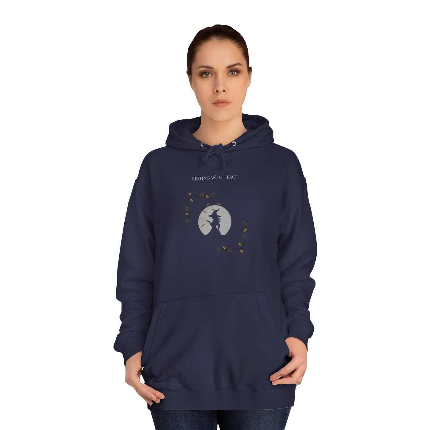 Resting Witch Face, Light Hoodie