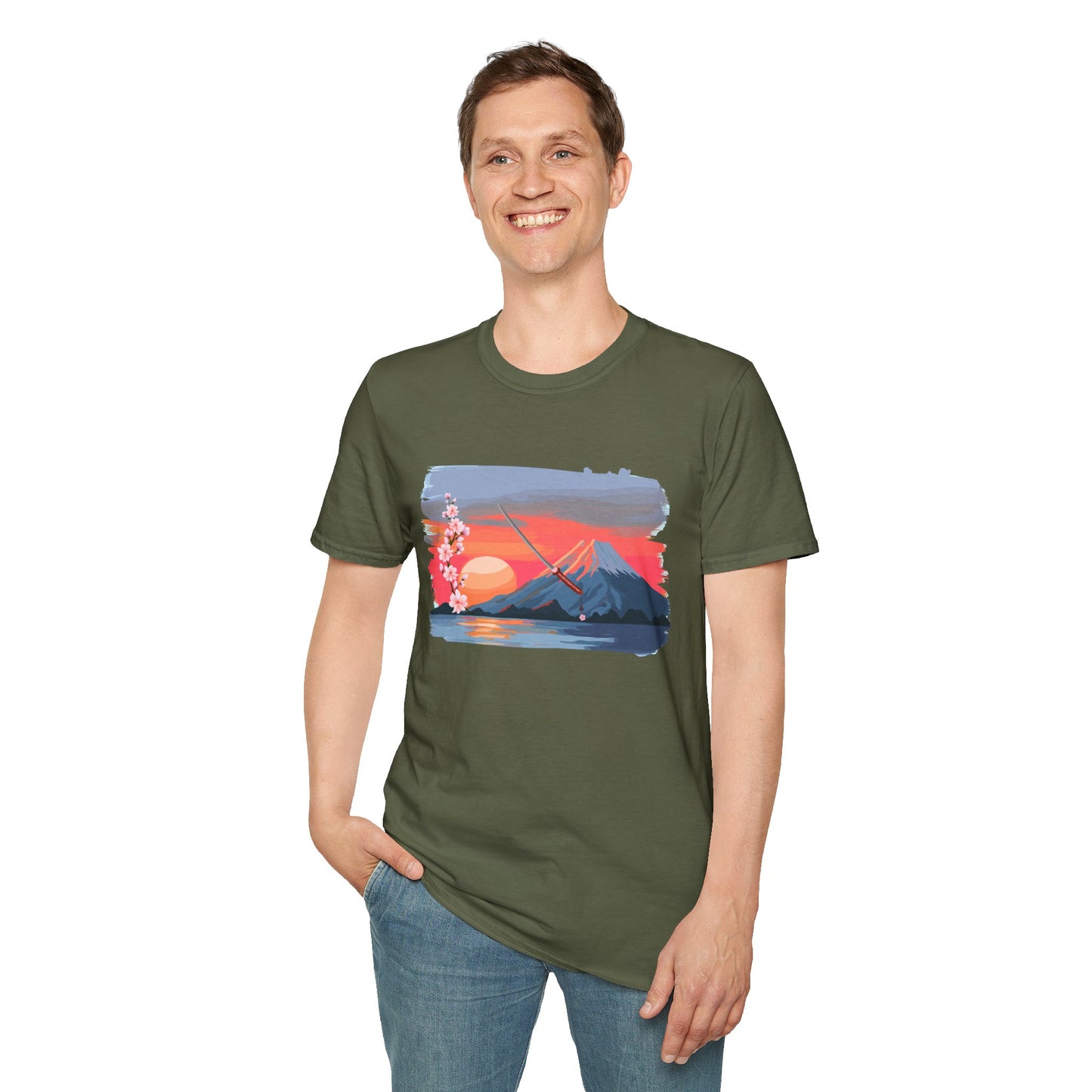 Warrior-Poet: Kanto Sunset, T-Shirt