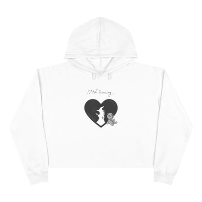 Stitch Incoming, Crop Hoodie