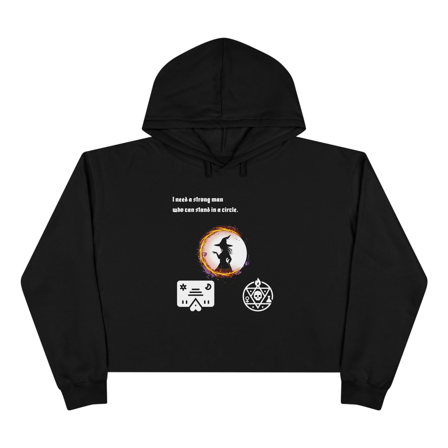 Need a Man, Crop Hoodie