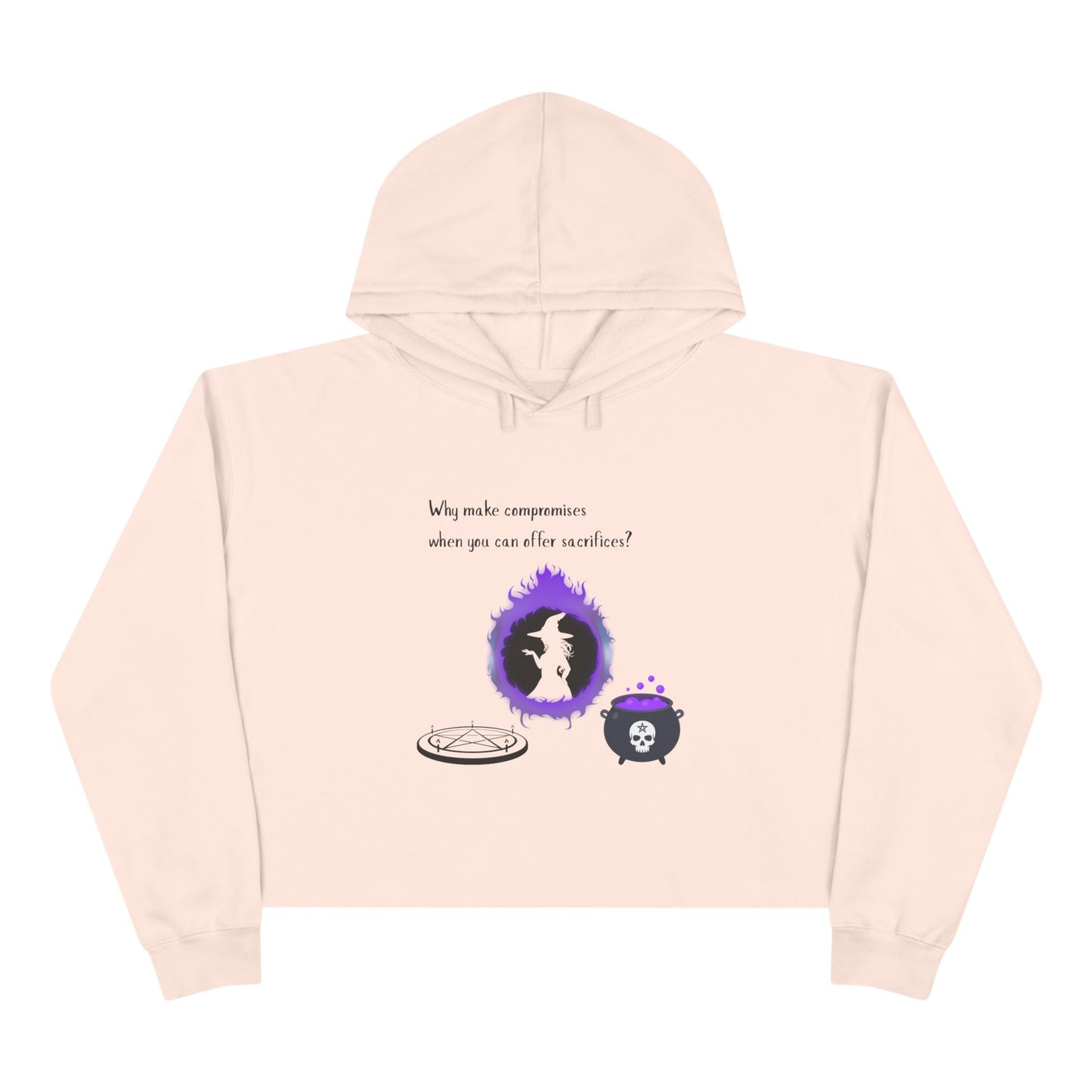 Sacrifices, Crop Hoodie