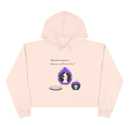 Sacrifices, Crop Hoodie