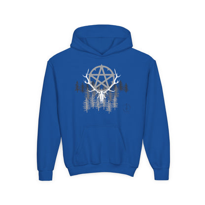 Woodland Pentagram, Kids Hoodie