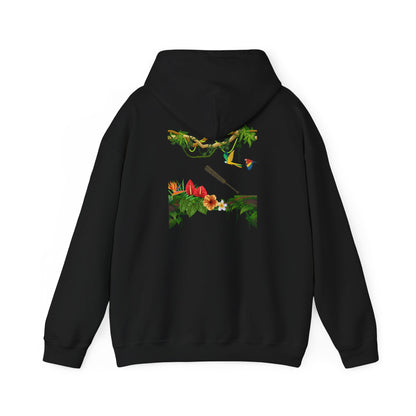 Warrior-Poet: Macuahuitl Rainforest Hoodie