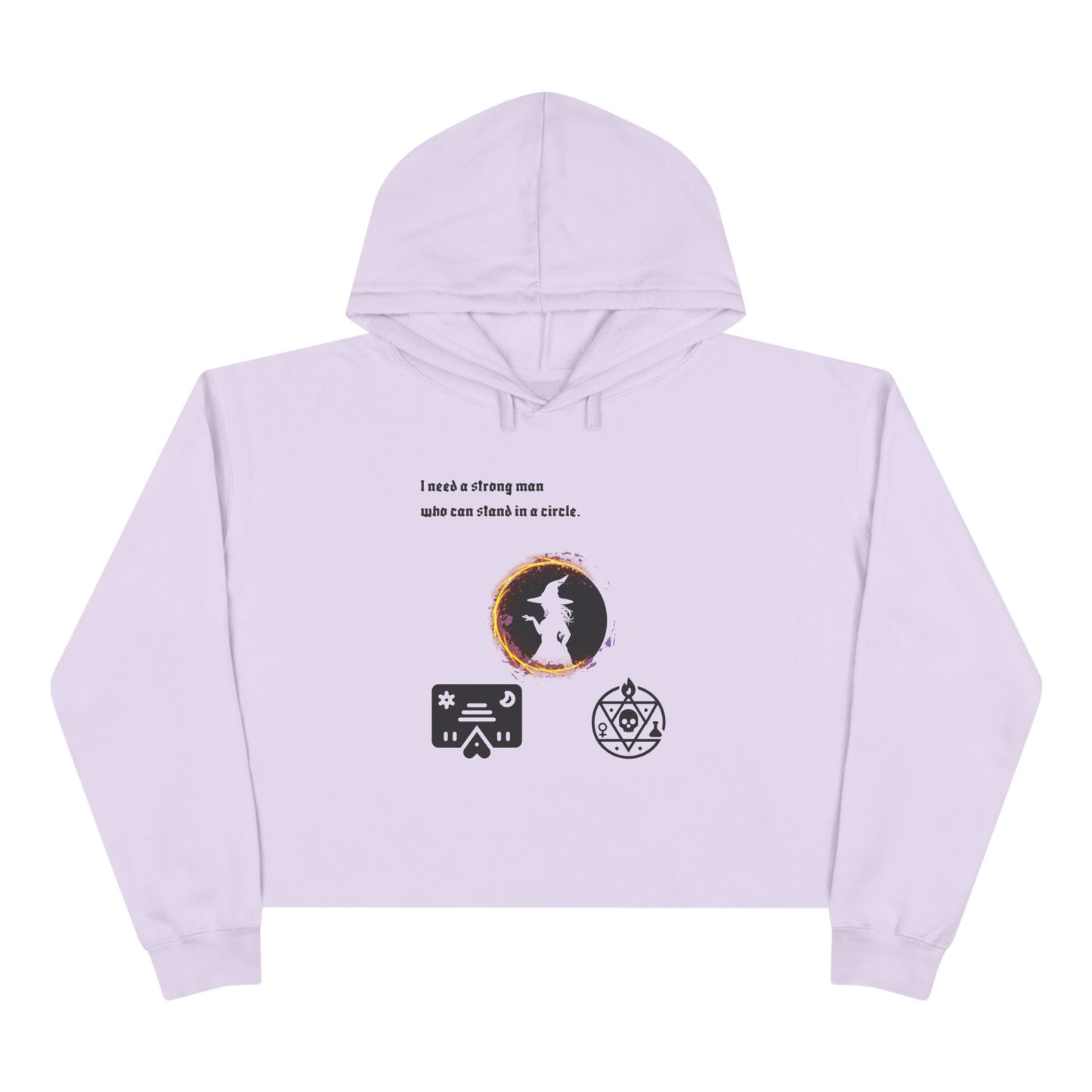 Need a Man, Crop Hoodie