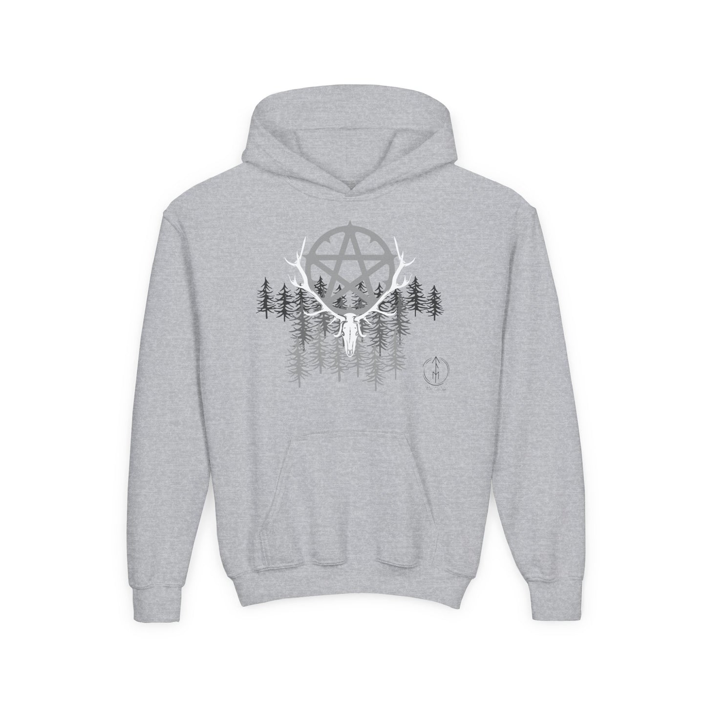 Woodland Pentagram, Kids Hoodie