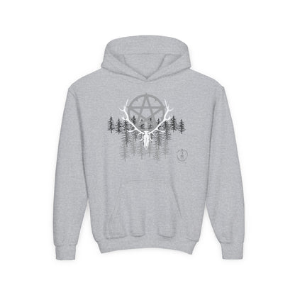 Woodland Pentagram, Kids Hoodie