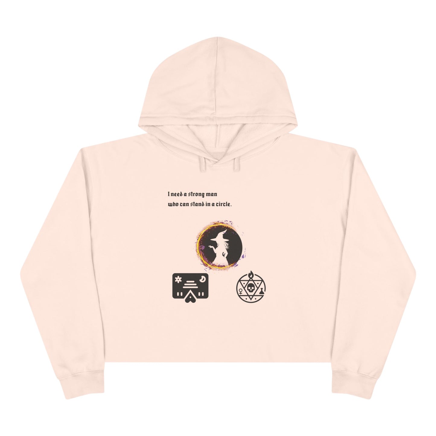 Need a Man, Crop Hoodie