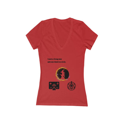 Need a Man, V-Neck Jersey