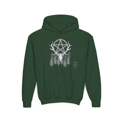 Woodland Pentagram, Kids Hoodie