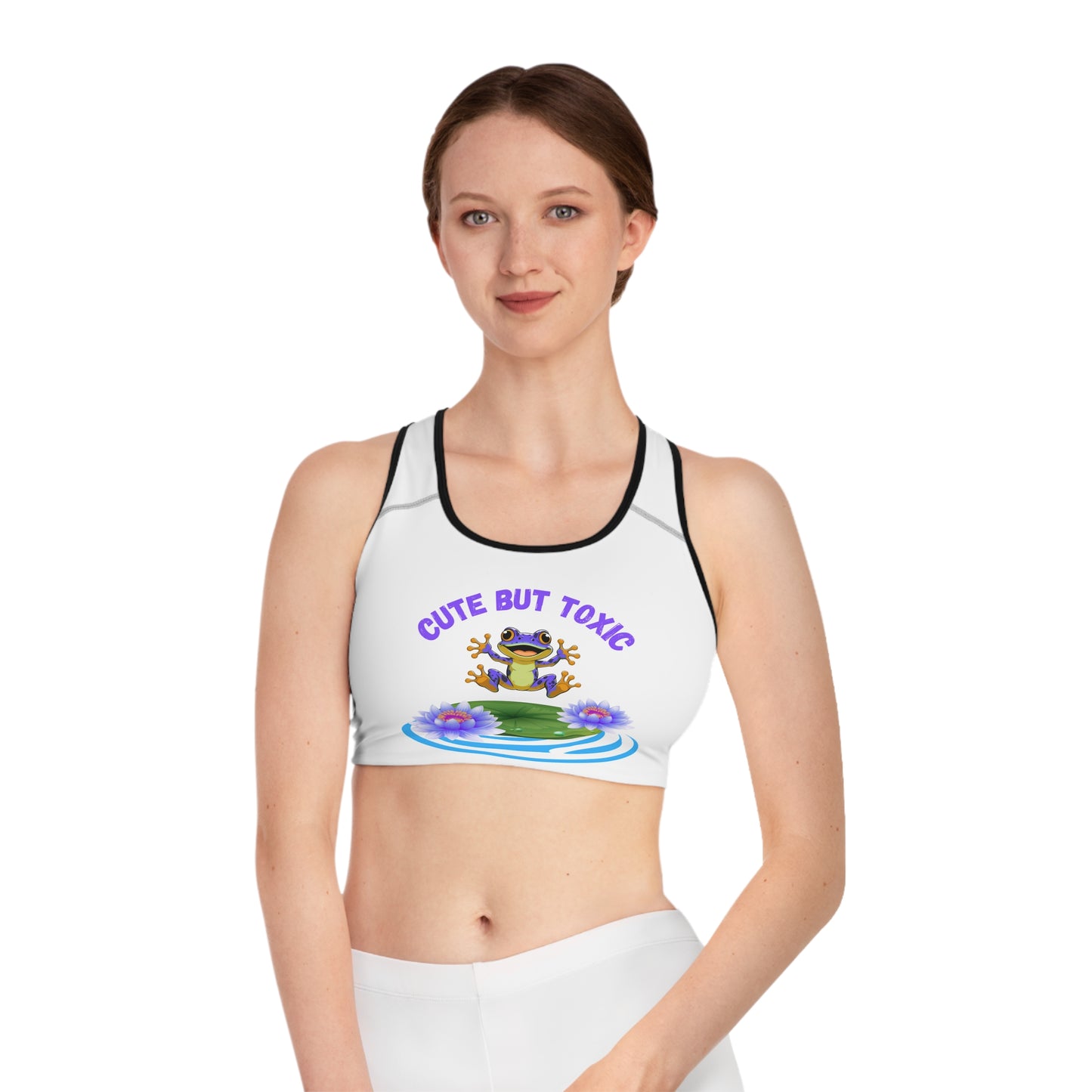 Cute But Toxic Sports Bra