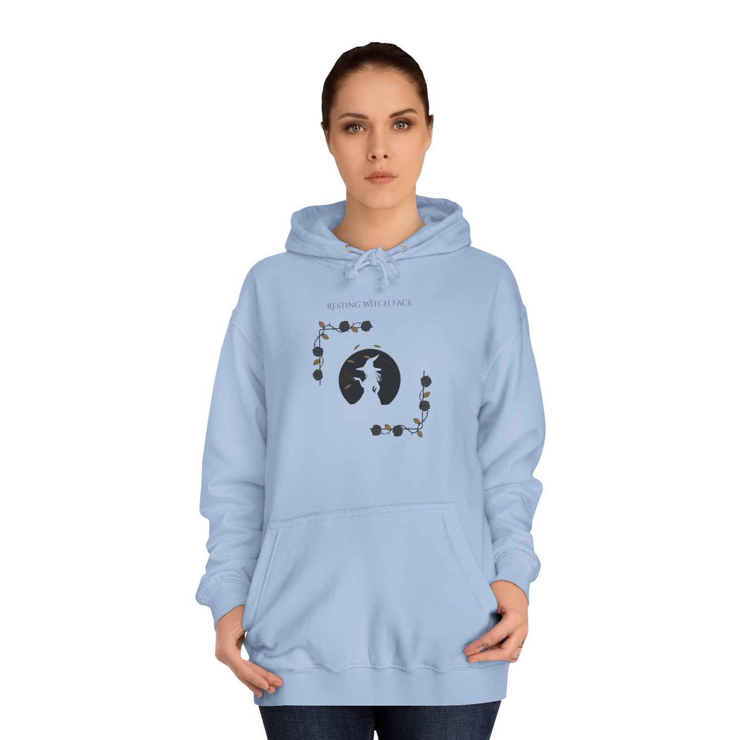 Resting Witch Face, Light Hoodie