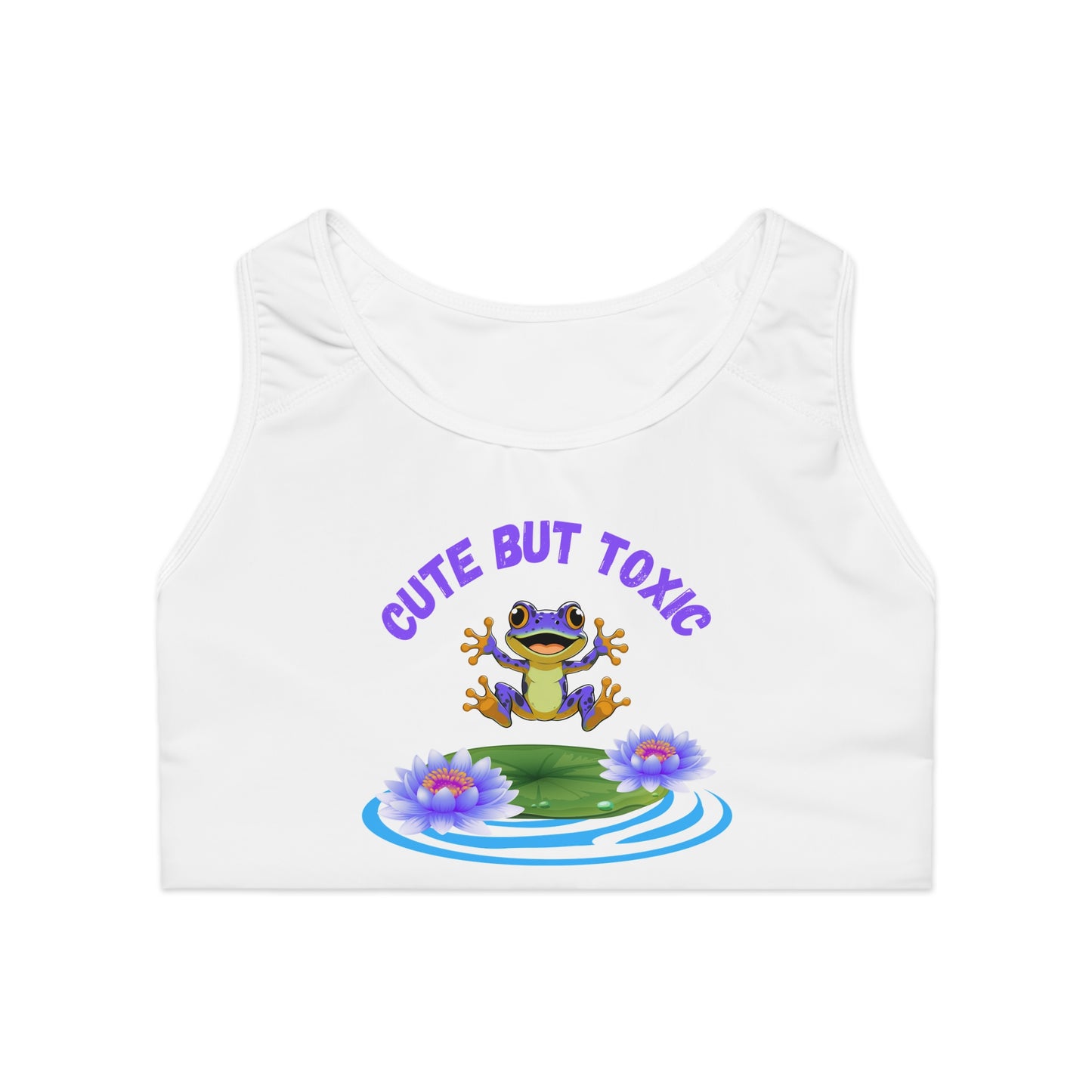 Cute But Toxic Sports Bra