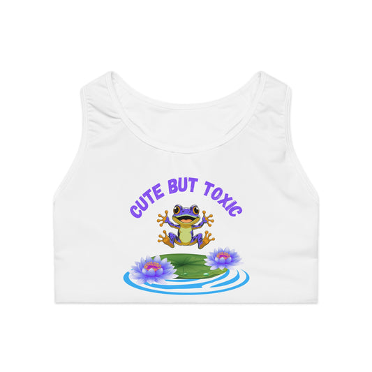 Cute But Toxic Sports Bra
