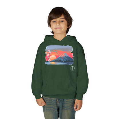 Kanto Sunset, Kids Hoodie
