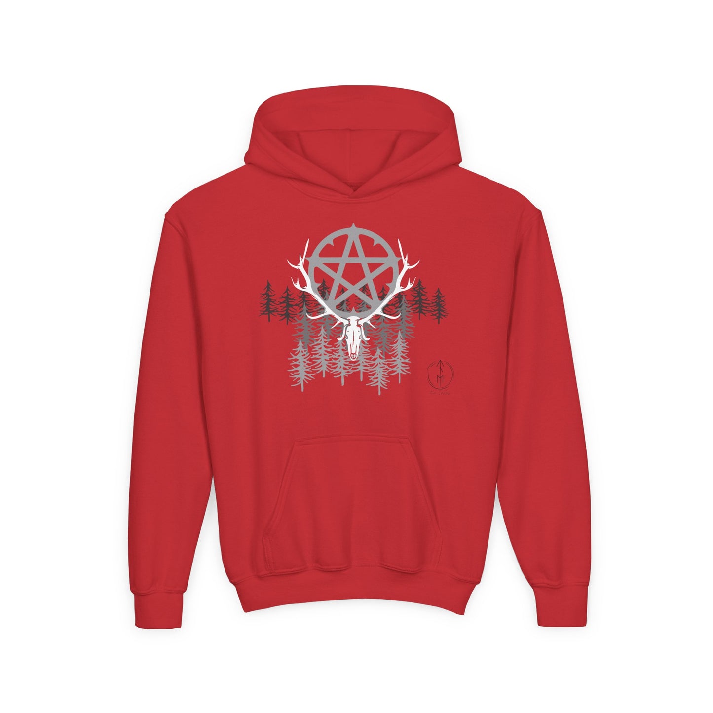Woodland Pentagram, Kids Hoodie