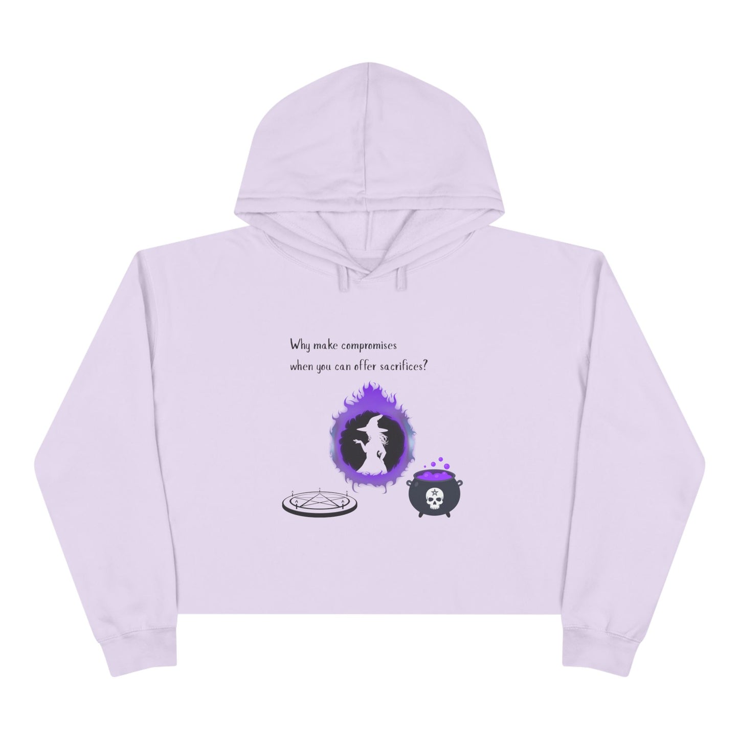 Sacrifices, Crop Hoodie