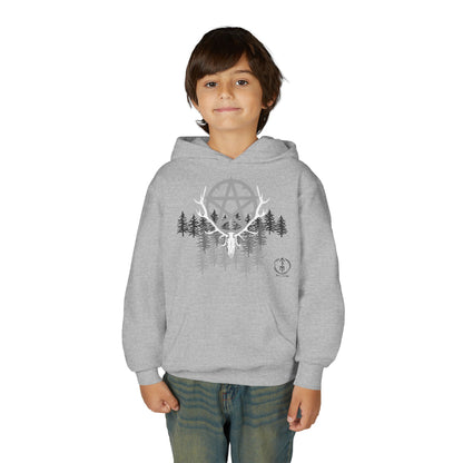 Woodland Pentagram, Kids Hoodie