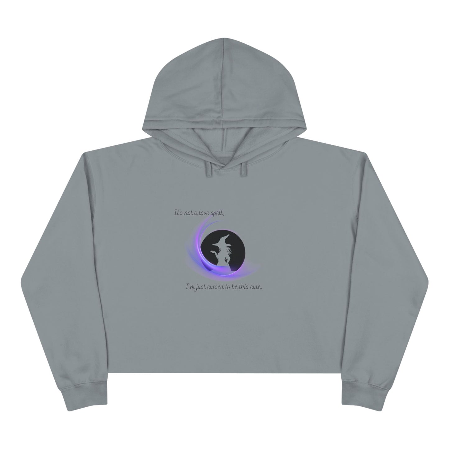 Cursed Cuteness, Crop Hoodie