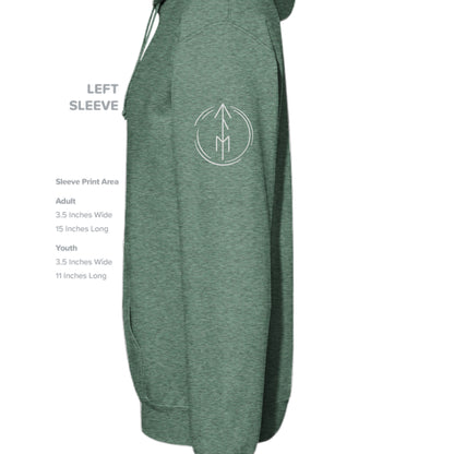 Heather Sport Dark Green - SLEEVE_LEFT