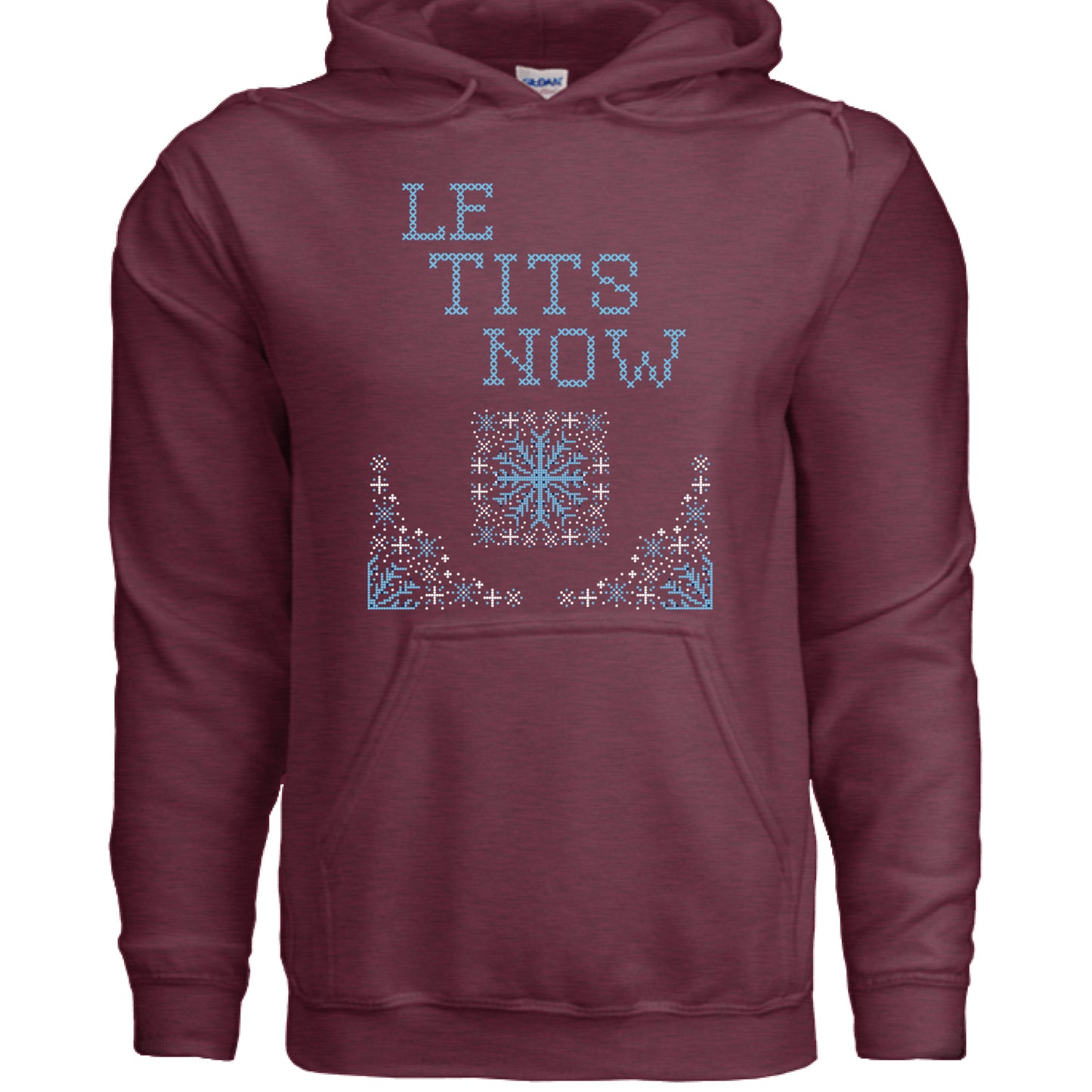 Heather Sport Dark Maroon - FRONT