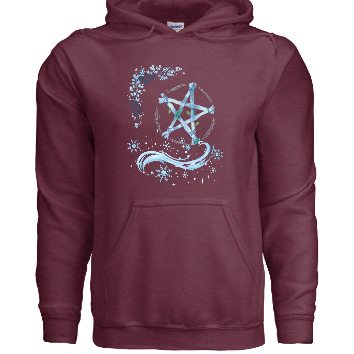 Heather Sport Dark Maroon - FRONT