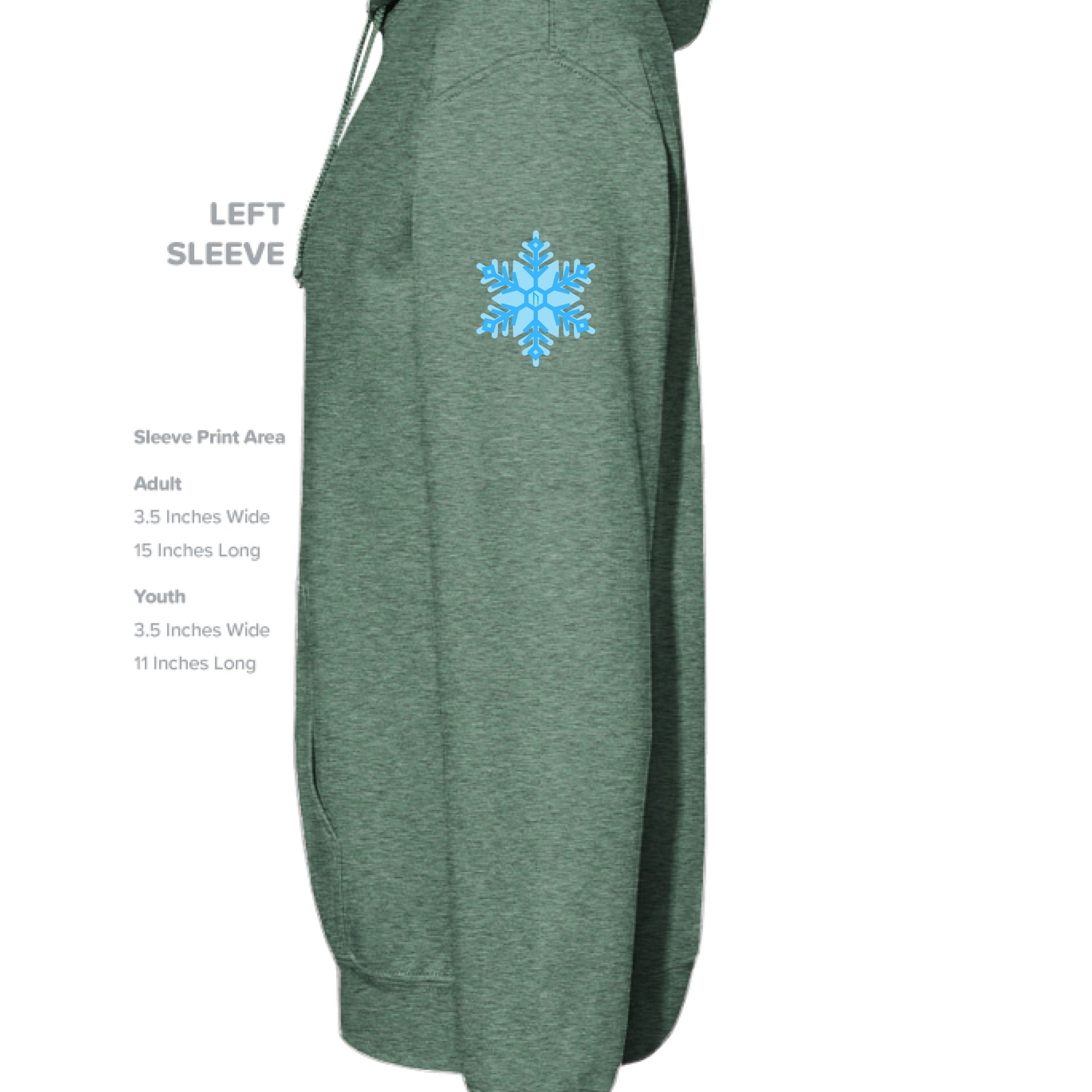 Heather Sport Dark Green - SLEEVE_LEFT