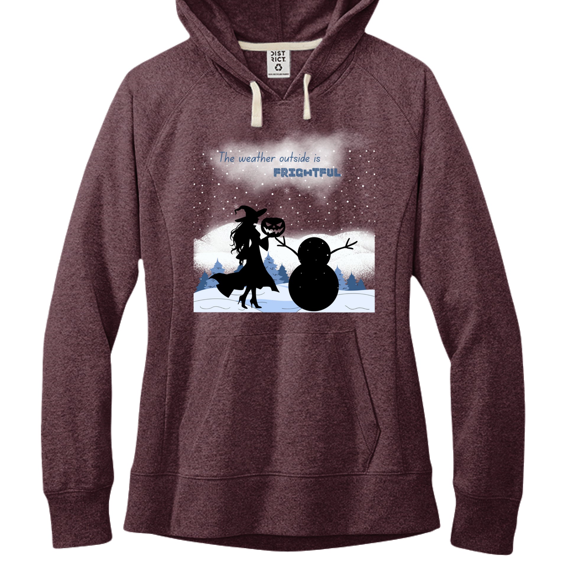 Maroon Heather - FRONT