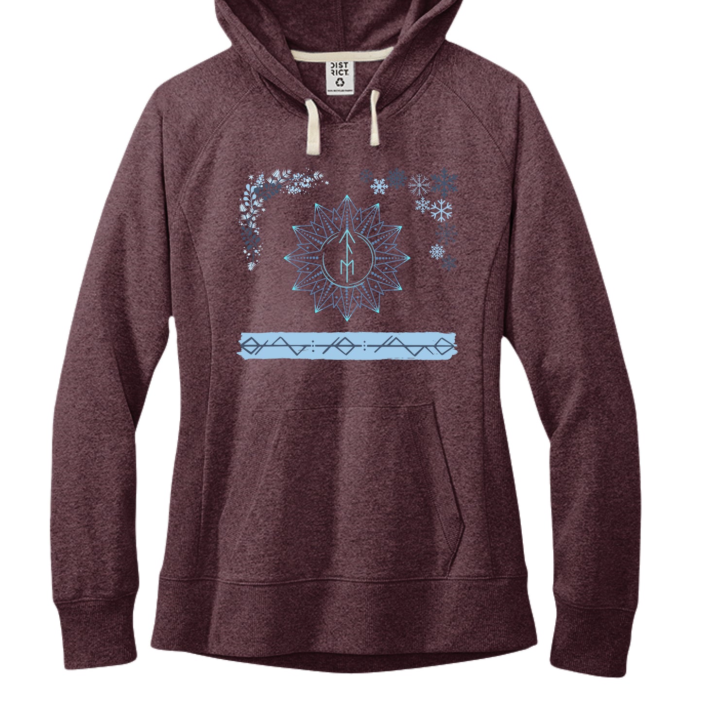 Maroon Heather - FRONT