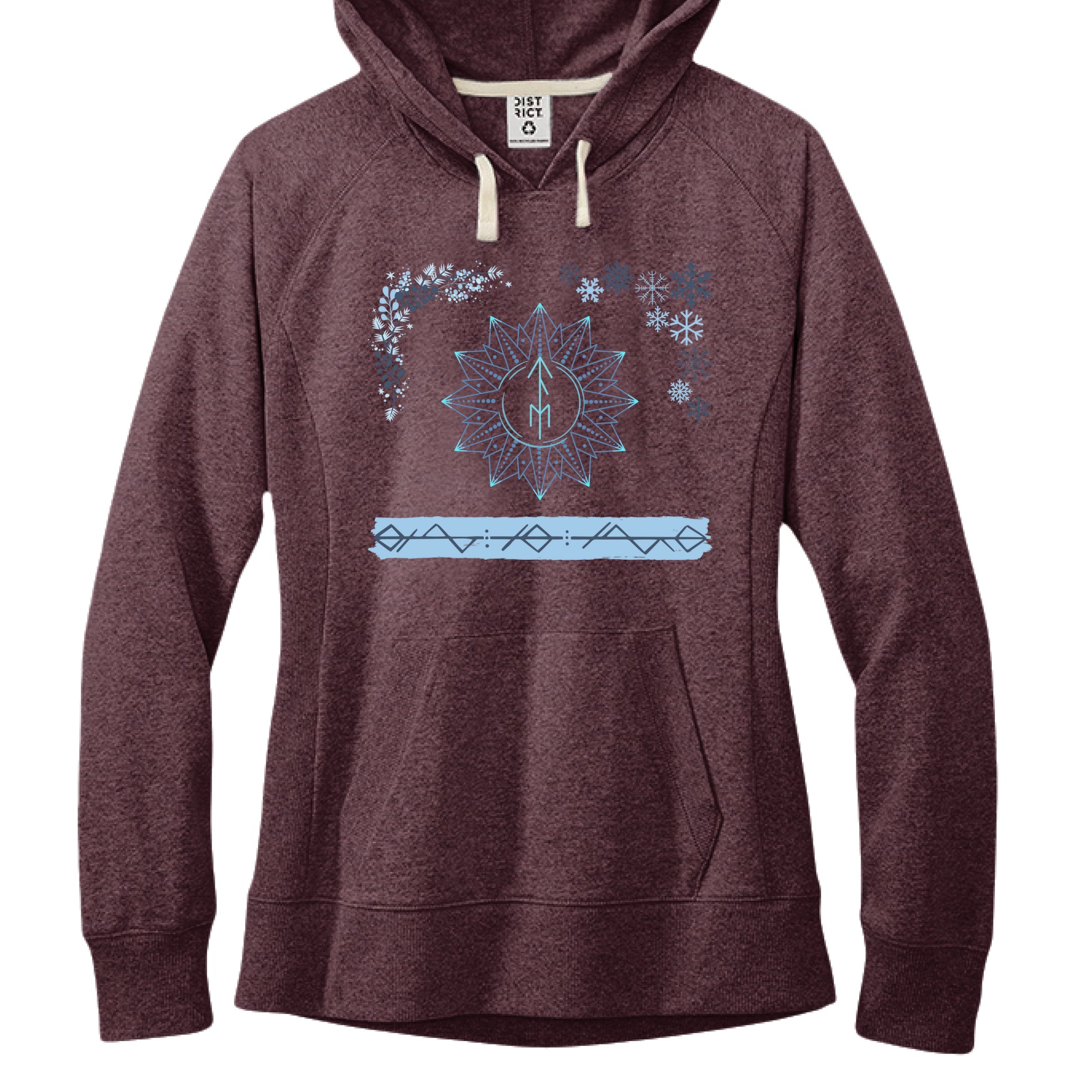 Maroon Heather - FRONT