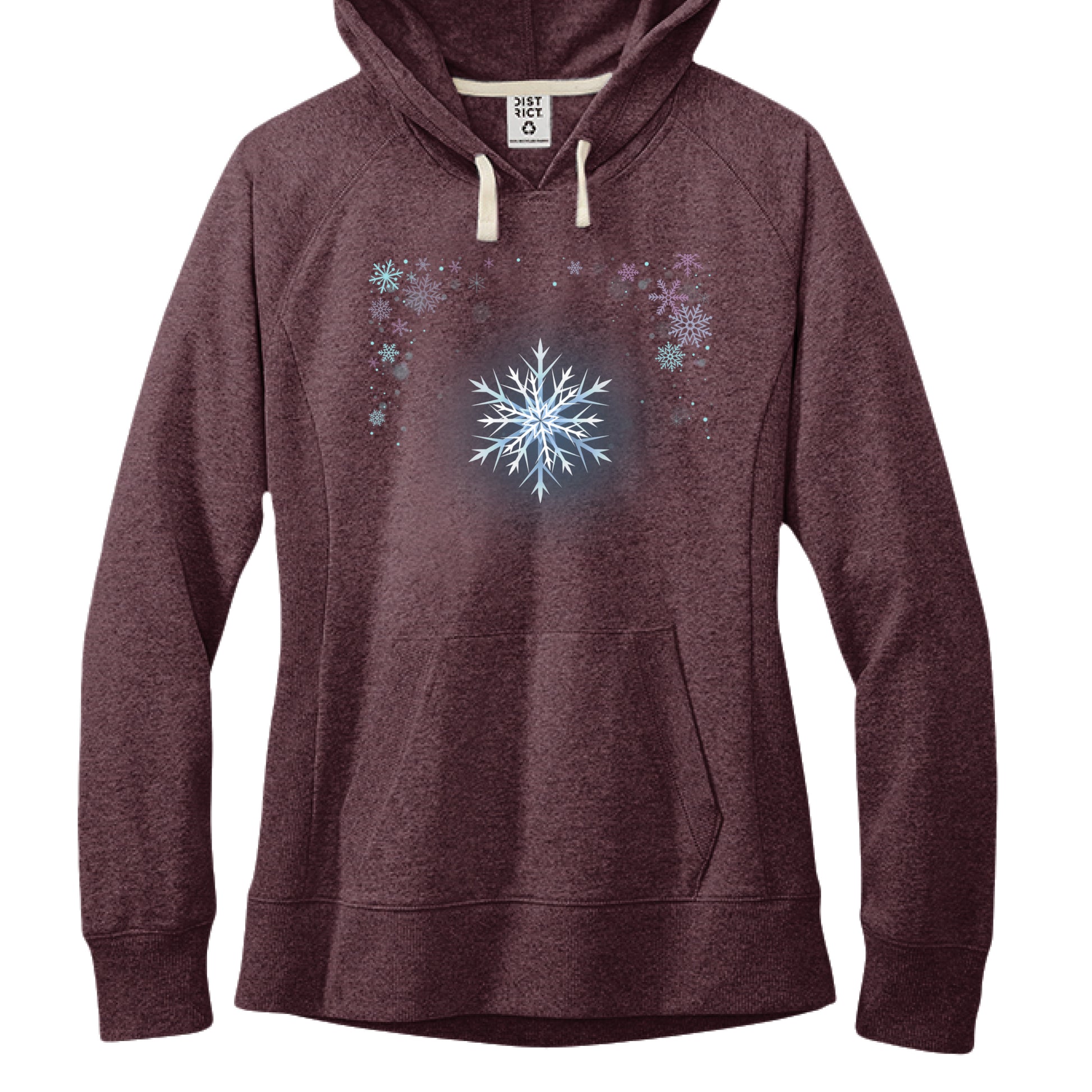 Maroon Heather - FRONT