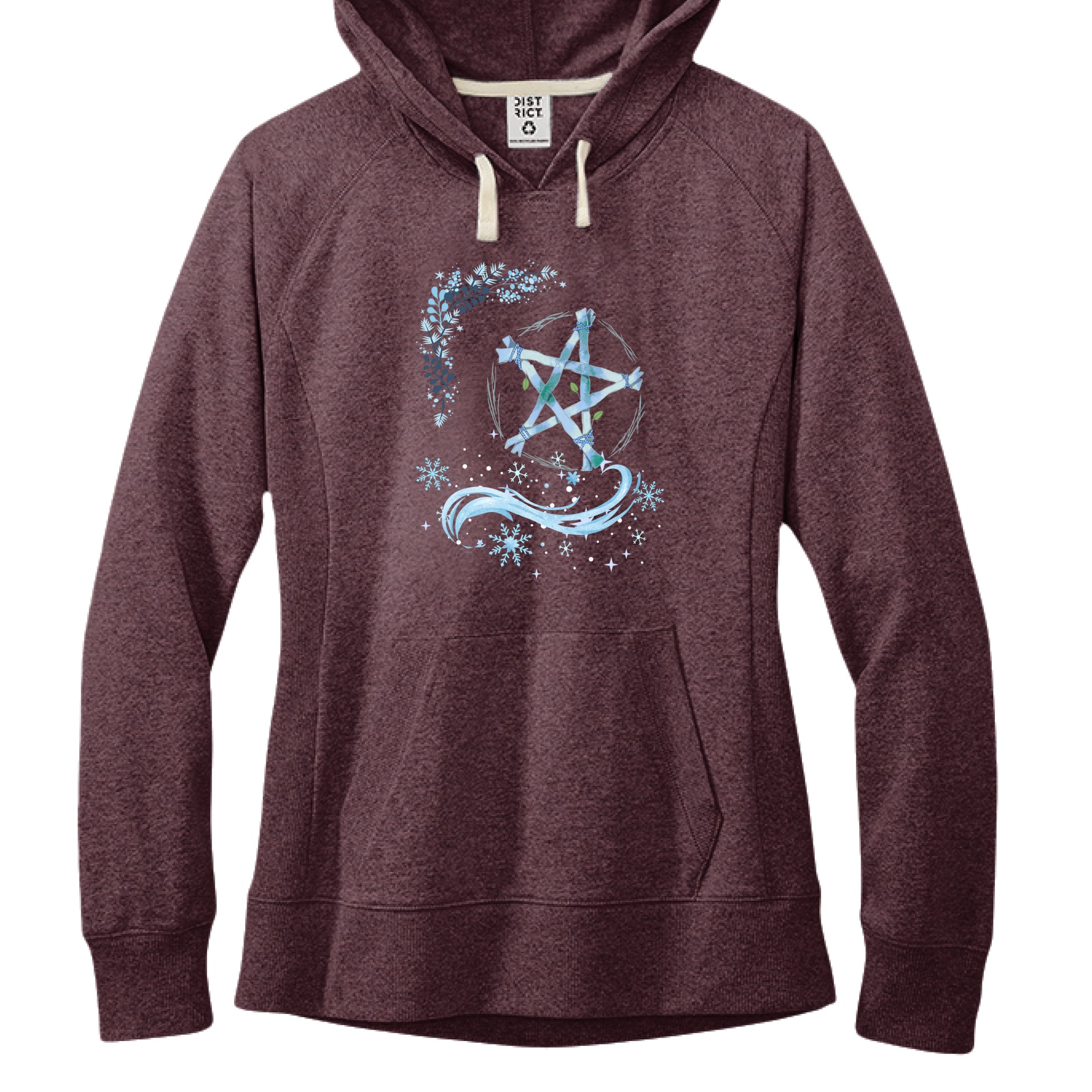 Maroon Heather - FRONT