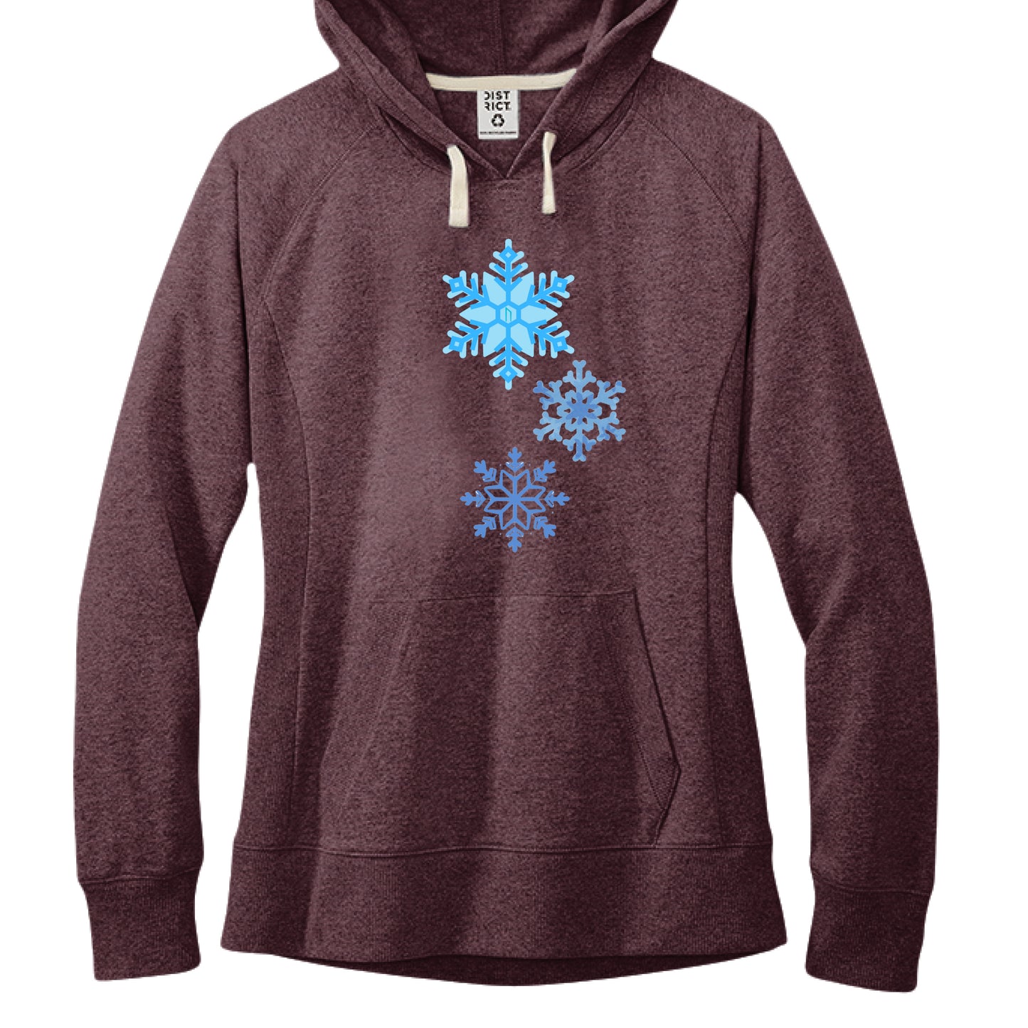 Maroon Heather - FRONT