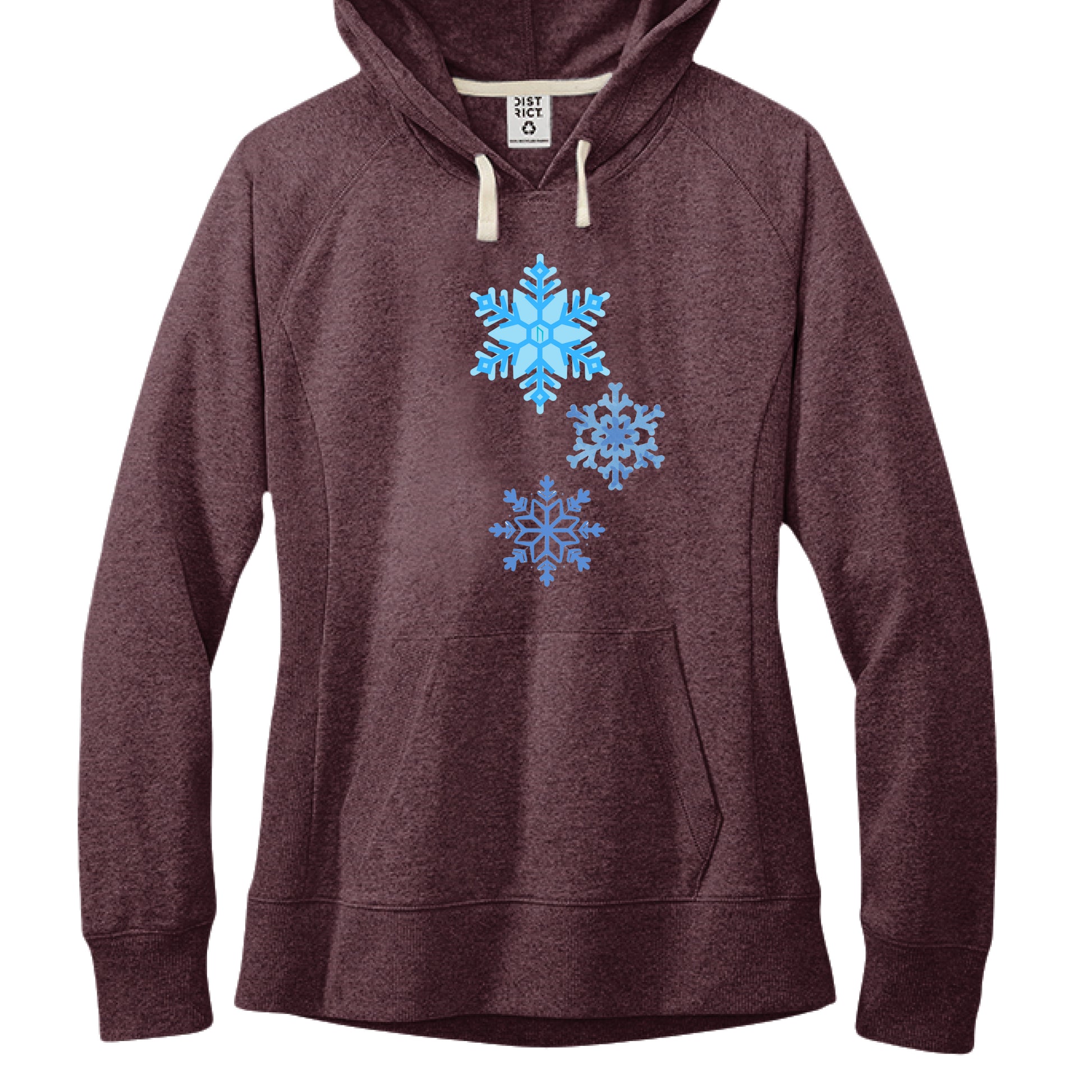 Maroon Heather - FRONT