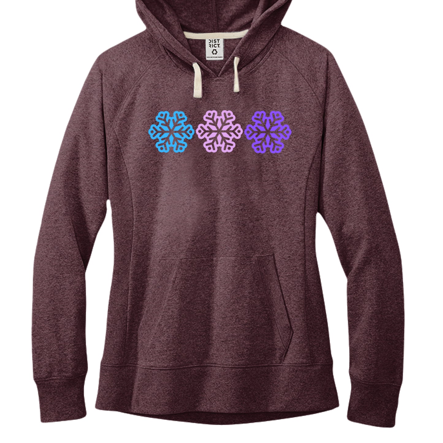 Maroon Heather - FRONT